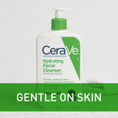 CeraVe Hydrating Facial Cleanser | Moisturizing Non-Foaming Face Wash with Hyaluronic Acid Ceramides and Glycerin | 16 Fluid Ounce