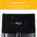Nutricook Air Fryer 2, 1500 Watts, Digital Control Panel Display, 10 Preset Programs With Built-In Preheat Function, 3.6 Liters, Brush Stainless Steel/Black, 2 Years Warranty