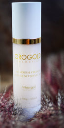 White Gold 24K Anti Aging Facial Cleanser from OROGOLD Cosmetics 100 g. / 3.53 oz.