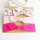 Cotton Baby Headband with Bow