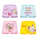 Girl’s Cotton Underwear for Children (4-Packs)
