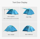 Double Layer Waterproof Portable Travel Tent