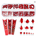 12Gird Multi Size Crystal Diamond Gems