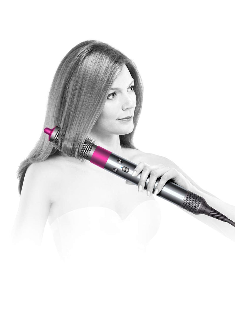 Dyson Airwrap Hair Styler Complete Fuchsia Pink UAE 3 Pin Plug 2 Year UAE Warranty Fuchsia Pink & Nickel