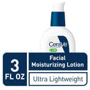 CeraVe PM Facial Moisturizing Lotion 3 oz. Multiplied with Derma Roller 3 Fl Oz (Pack of 1)