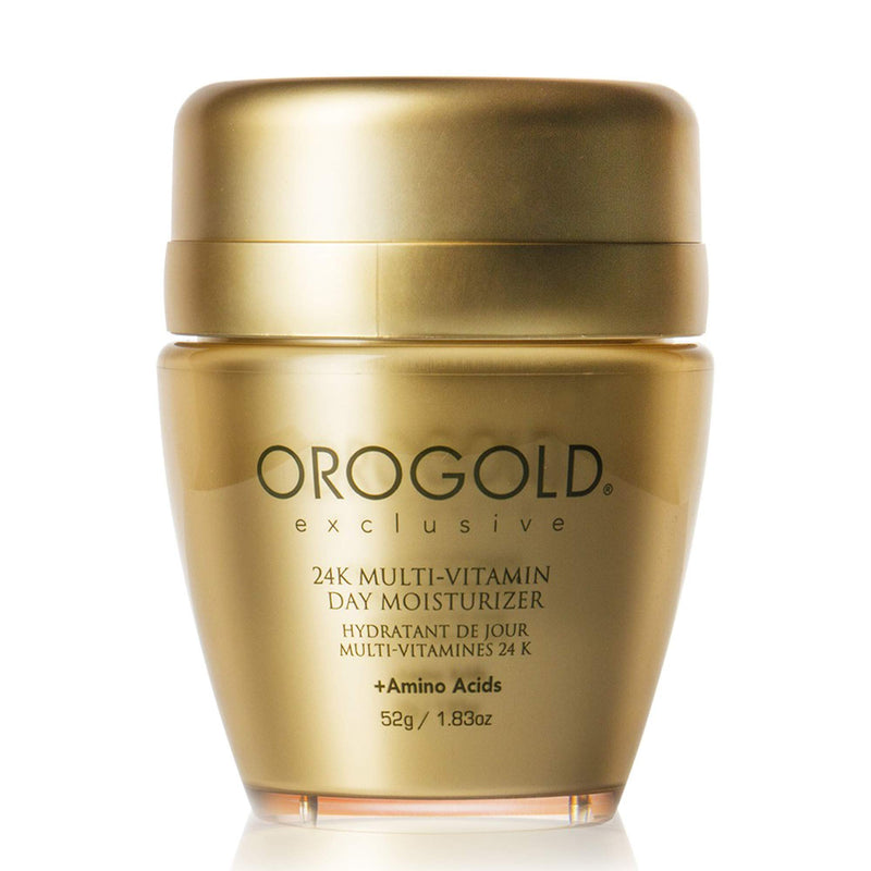 OROGOLD 24K Multi-Vitamin Day Moisturizer with Amino Acids Day Cream with Vitamin C Vitamin A and Vitamin E 52 G / 1.83 Oz.