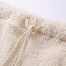 Plush Hooded Cardigan Set