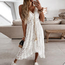 V Neck Spaghetti Strap Dress