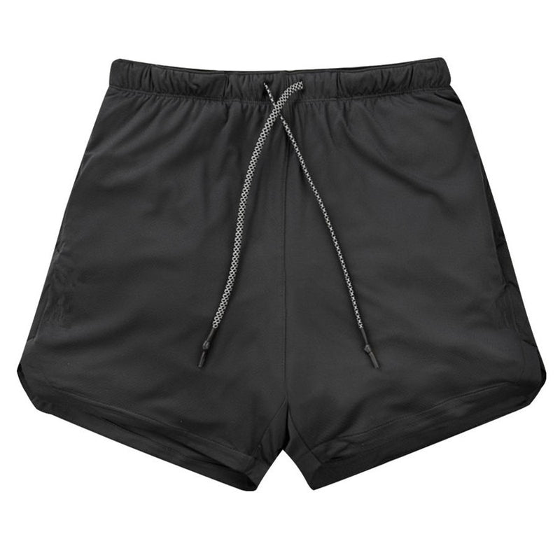 New Men 2 in 1 Fitness Running Shorts | Activewear