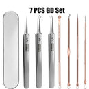 Professional Ultra-fine Tweezer Set