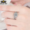 White Crystal 925 Silver Ring by Ganz Health