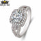 White Crystal 925 Silver Ring by Ganz Health