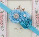 “Roses and Diamonds” Baby Headband