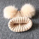 “Double Poof” Wool Knitted Hat