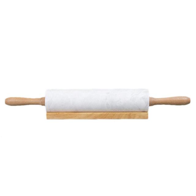 Rolling Pin With Marble Roller