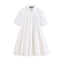 Buy Best Women Sweet Fashion Ruffled White Mini Dress Online