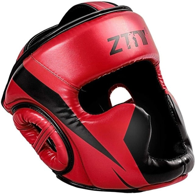 Leather Sparring Helmet