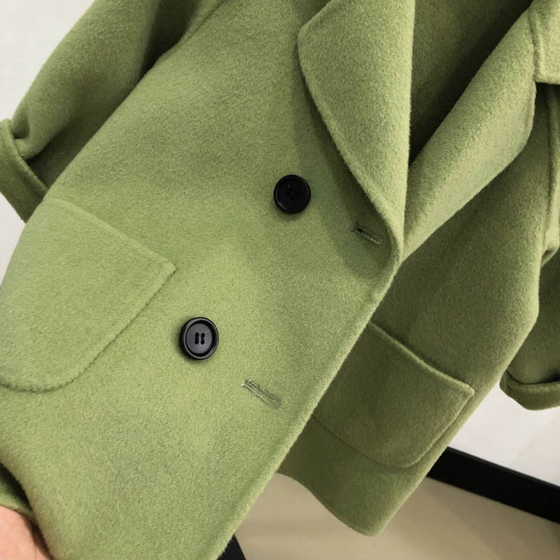 Kid’s Double-Breasted Wool Coat