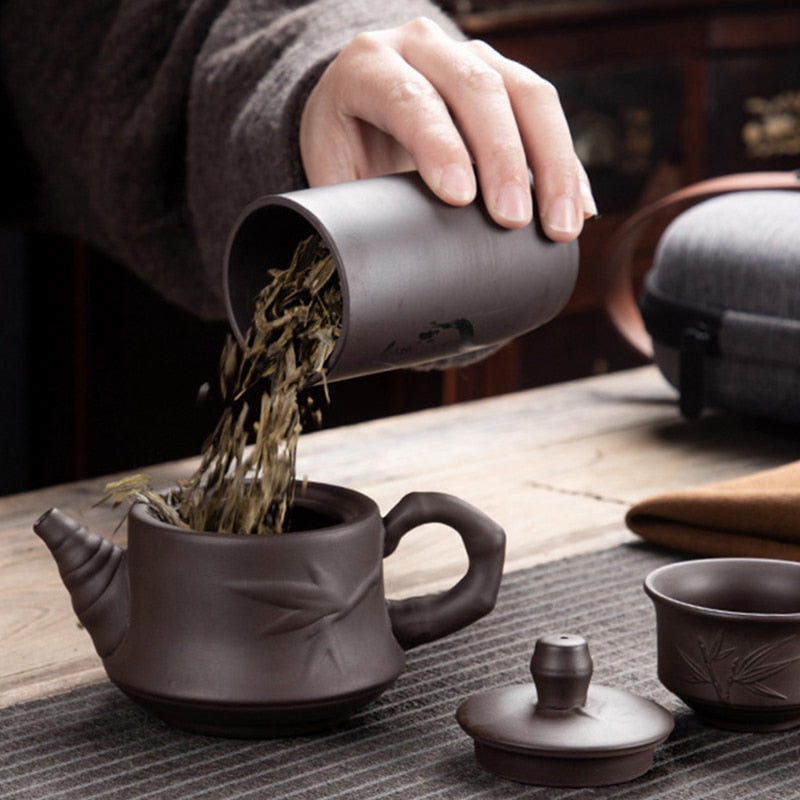 Porcelain Kung Fu Teapot