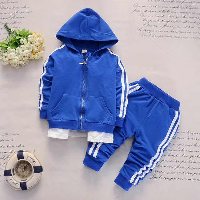 Kids All-Cotton Exercise Suit