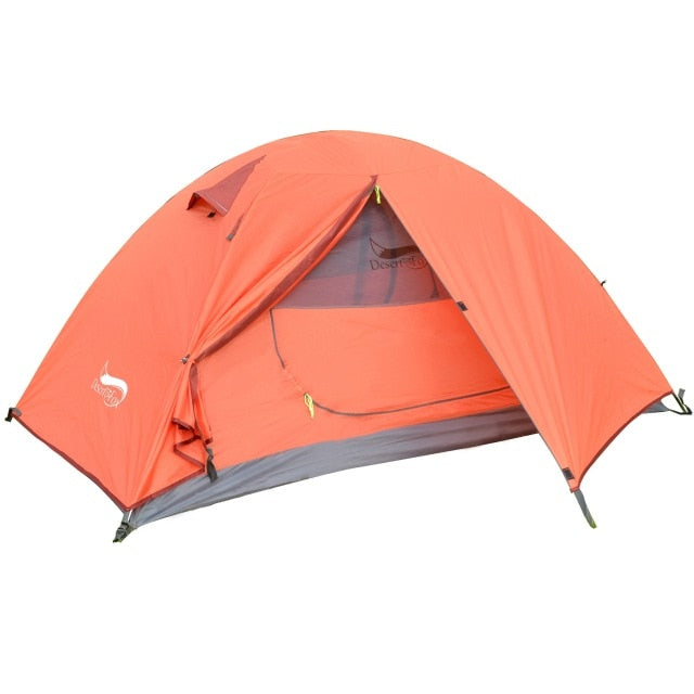 Double Layer Waterproof Portable Travel Tent