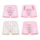 Girl’s Cotton Underwear for Children (4-Packs)