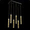 Chandelier Light for High Ceilings Villa Entryway Stairs Hanging Spiral Long Lamps Crystal Staircase Chandelier Hanging Lights