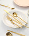 Mirror Gold Cutlery Set