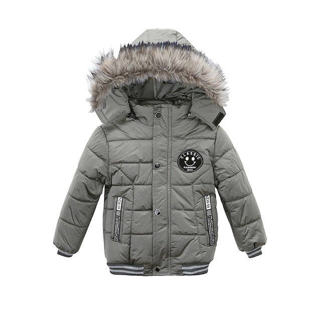 Kid’s Classic Fashion Hooded Winter Parka