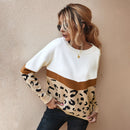 Buy Best Sweater Leopard Patchwork Autumn Winter Online