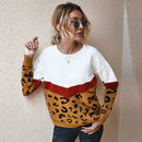 Sweater Leopard Patchwork Autumn Winter 2020