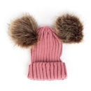 “Double Poof” Wool Knitted Hat