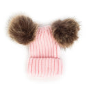 “Double Poof” Wool Knitted Hat