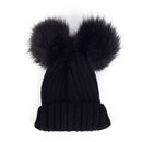 “Double Poof” Wool Knitted Hat