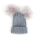 “Double Poof” Wool Knitted Hat