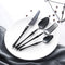 Black Gold Cutlery Set