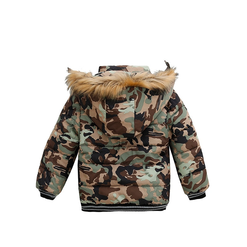 Kid’s Classic Fashion Hooded Winter Parka