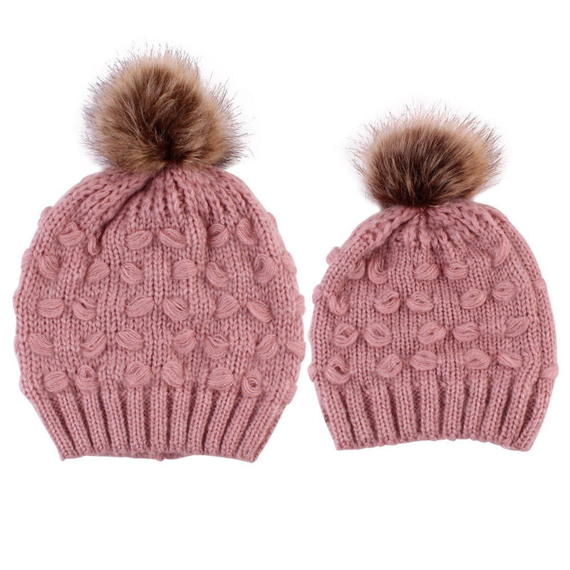 Matching Mother / Baby Wool Winter Hats