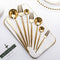 Buy Best Mirror Gold Cutlery Set Online | I WANT THIS
