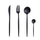 Mirror Gold Cutlery Set