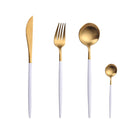 Mirror Gold Cutlery Set