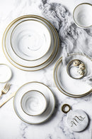 Gold Marble Ceramic Tableware Set