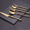 Mirror Gold Cutlery Set