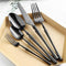 Mirror Gold Cutlery Set