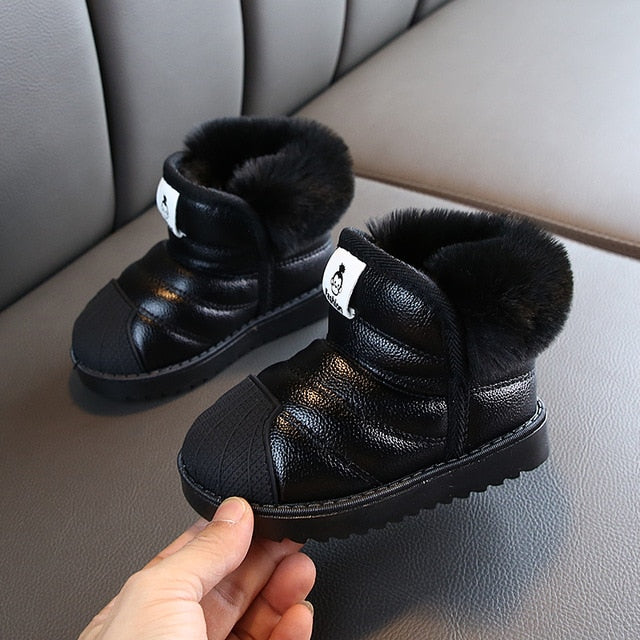 Kids Rubber Winter Snow Boots