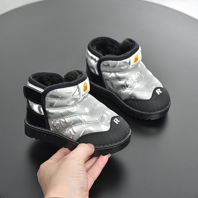 Kids Rubber Winter Snow Boots