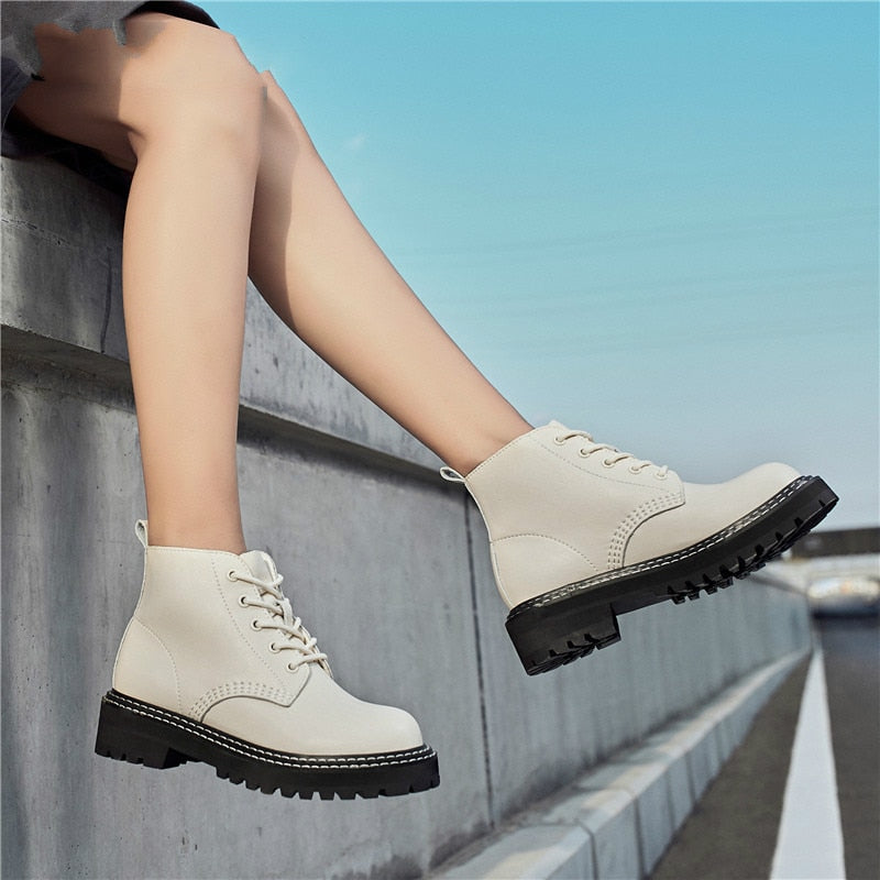 Buy Best Autumn Leather Ankle Boots Online | I WANT THIS