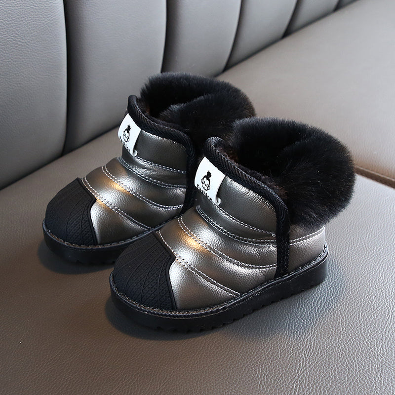 Kids Rubber Winter Snow Boots