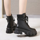 Lace Up Black Military Boots