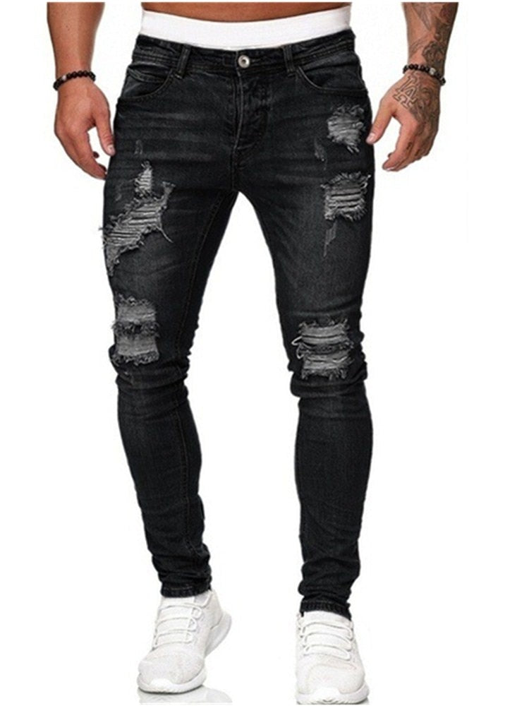 Denim Ripped Jeans